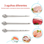 Load image into Gallery viewer, Kit completo de 5 peças, injetor de marinada em aço inoxidável de grande capacidade (50 ml).
