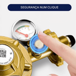 Load image into Gallery viewer, Regulador de gás inteligente / Dispositivo de segurança com manómetro
